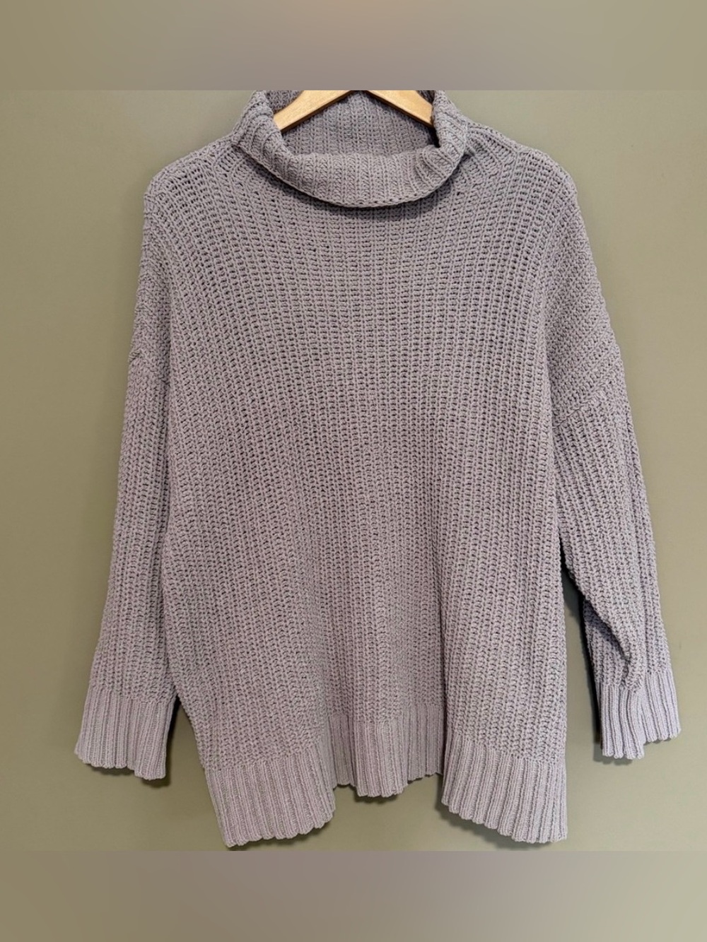 Size M Aerie Chenille Oversized Turtleneck Knit